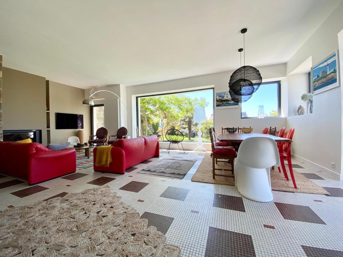 Superbe Villa Vue Sur Mer, Corniche De La Plage Bénodet Exteriör bild