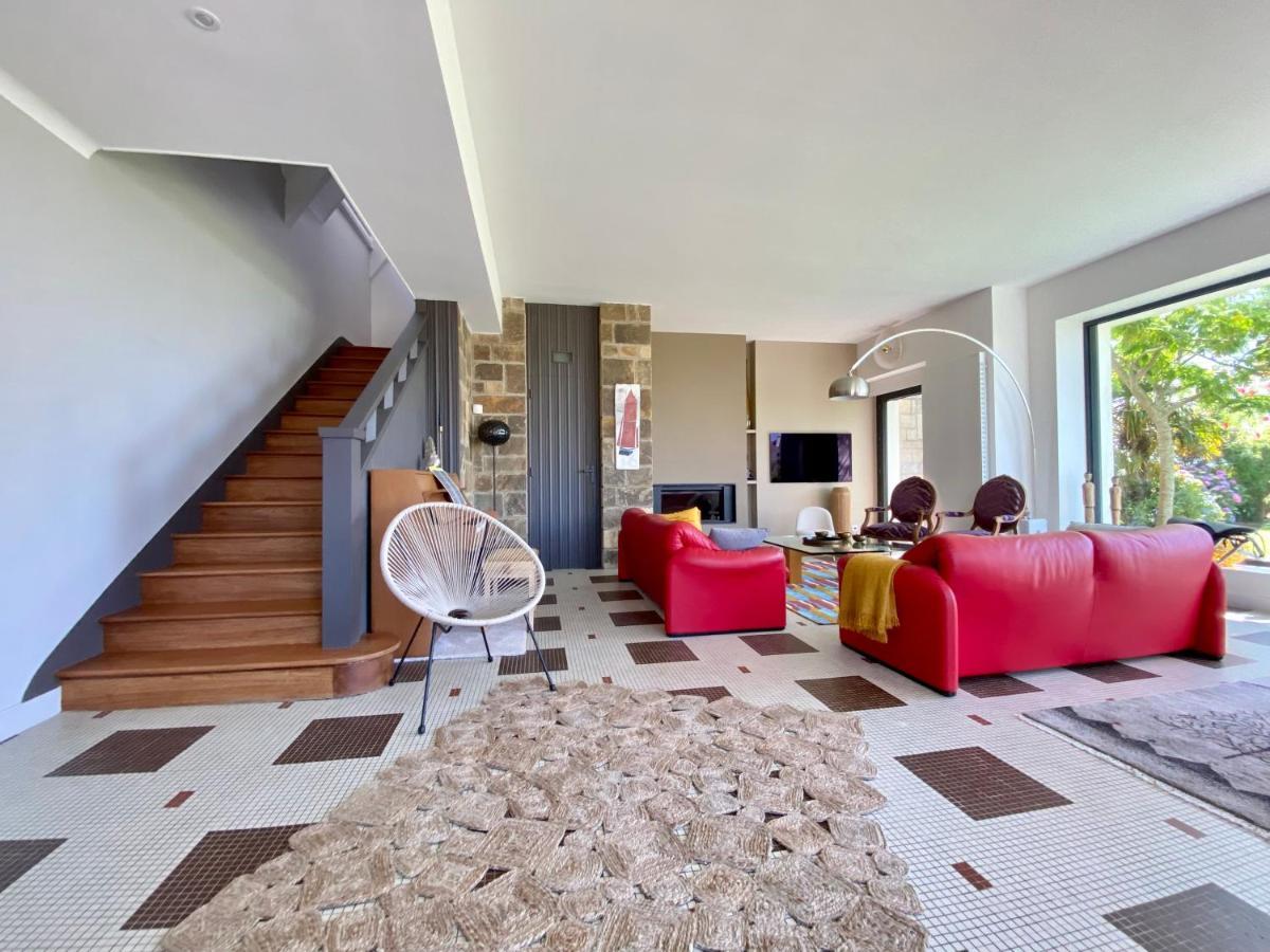 Superbe Villa Vue Sur Mer, Corniche De La Plage Bénodet Exteriör bild