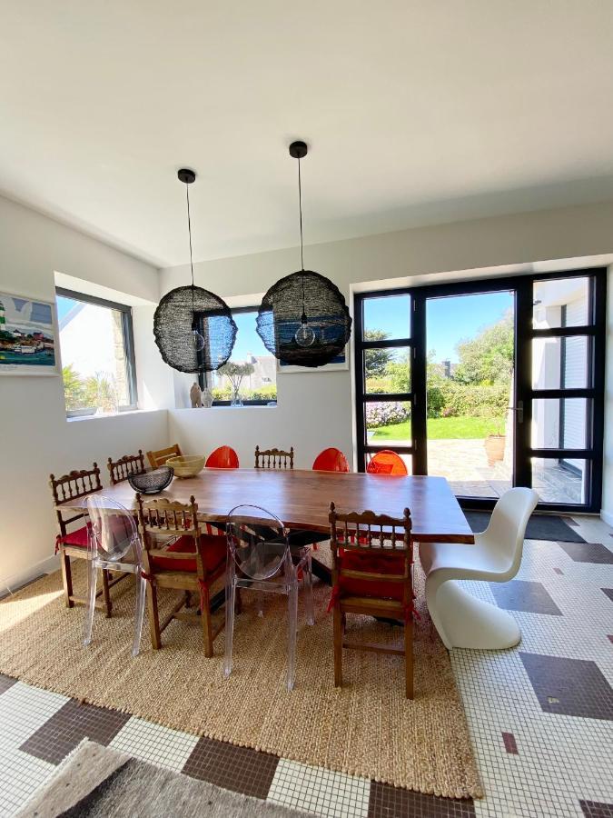 Superbe Villa Vue Sur Mer, Corniche De La Plage Bénodet Exteriör bild