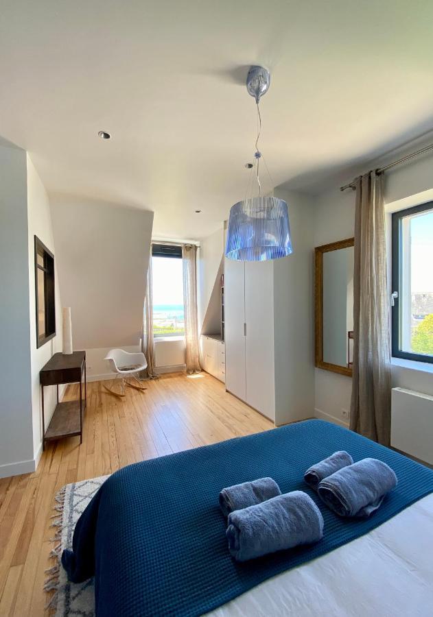 Superbe Villa Vue Sur Mer, Corniche De La Plage Bénodet Exteriör bild
