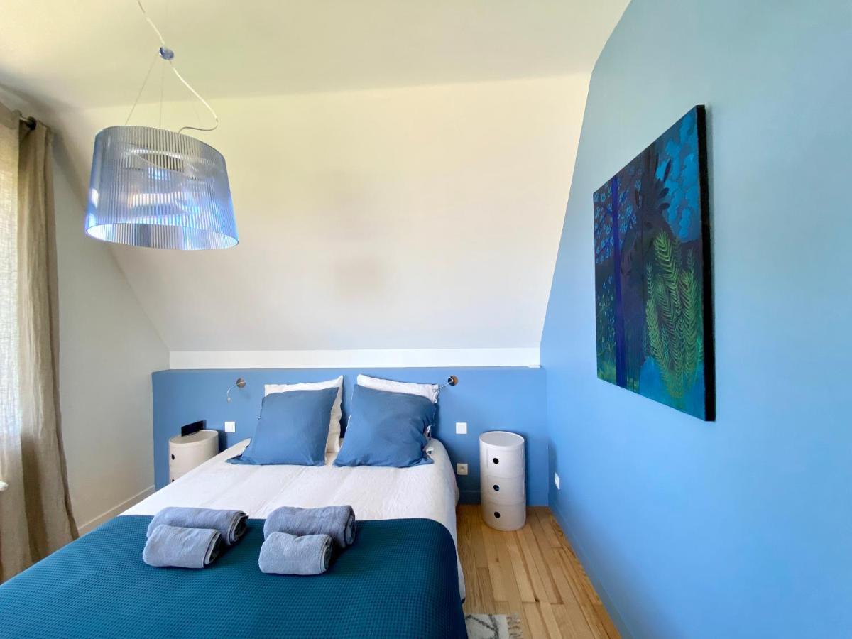 Superbe Villa Vue Sur Mer, Corniche De La Plage Bénodet Exteriör bild